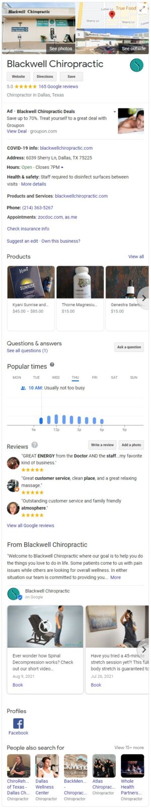 Google Knowledge Panel